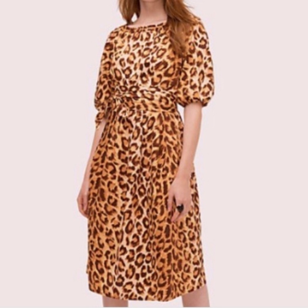 Kate Spade Panthera Cheetah Print Dress